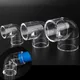 1pcs Thicken Acrylic 90° Elbow Transparent Tubo Fittings Aquarium Water Pipe Connectors Clear