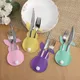 4Pcs Easter Bunny Felt Cutlery Holder Bag Happy Easter Decorations for Home Tableware Accessories