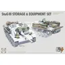 TAKOM 8018 1/35 StuGIII Storage & Equipment Set modello in plastica