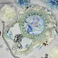Distintivo di nastro blu giapponese rosetta accessori per borse Ita decorazione borsa Miya Ita