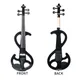 1 SET 4/4 Size Fiddle Silent Violino Violins With Case Bow Strings Solid Wood Electric Violin For