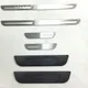 For Hatchback Sedan Audi A3 2014-2019 Door Sill Scuff Plate Welcome Pedal Stainless Steel Plastic