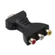 HDMI-Compatible to 3 RGB RCA Video Audio Adapters HDMI-Male to 3 RCA Video Audio Adapter Component