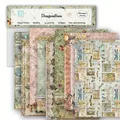 Dragonflies Scrapbook Paper Pad Assorted Pattern Decoupage Cardstock Vintage DIY Decorative