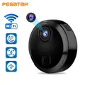 PEGATAH-Mini caméra IP HD portable vision nocturne sans fil détection de mouvement webcam