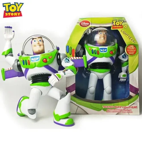 Disney Film Spielzeug Geschichte auf Lager Detektiv Spielzeug Buzz Lightyear Action figuren glühende