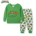 Ensembles de pyjama de tortues ninja mutantes pour adolescents vêtements de maison pour garçons et