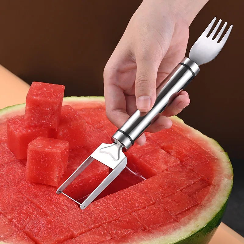 Edelstahl Windmühle Wassermelone Cutter Artefakt Salat Obst Slicer Cutter Werkzeug Wassermelone Digger Küche Zubehör Gadgets
