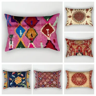 Nordische Vintage Herbst Wohnkultur 30*50cm Kissen bezug Sofa Boho Wohnzimmer Kissen bezug 50x70 Image