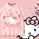 Hello kitty Mädchen Kurzarm Frauen T-Shirt koreanische Version süße süße Hallo Kitty Top Paar halbe