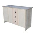 "Entertainment / TV Stand - With 2 Doors - 48"" - Whitewood TV-34"