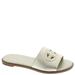 Cole Haan Flynn Logo Slide Sandal - Womens 8.5 Gold Sandal Medium