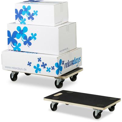 2 x Transportroller xl im Set, Möbelroller mit Feststellbremse, 400 kg, für alle Böden, Image