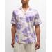 Brenden Island Silk Button-front Shirt