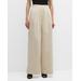 Nunes Striped High-rise Wide-leg Pants