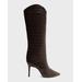 Maryana Croco Stiletto Tall Boots