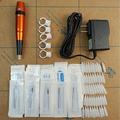 BaseKey Kits de maquillage permanent Niveau professionnel 1. 1 x Box(size:19.595cm) 2. 1 x pcs of Professional Rotory Makeup Tattoo Pen 3. 1 x Power Plug 4. 5 x O-ring 5. 50 Pcs Needles,1R/3R/5R