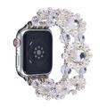 Bijoux Bracelet Compatible avec Bracelet Apple Watch 38mm 40mm 41mm 42mm 44mm 45mm 49mm Diamant bling Perlé Ajustable Alliage Perles Bracelet de remplacement pour iwatch Ultra 2 Series 9 8 7 SE 6 5 4