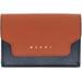 Multicolor Saffiano Leather Trifold Wallet