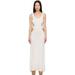 Off-white Cutout Maxi Dress