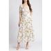 Floral Tiered Puff Sleeve Maxi Dress