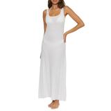 Mykonos Semisheer Ribbed Cover-up Maxi Dress