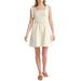 Mixed Media Tie Strap Minidress In At Nordstrom, Size Large