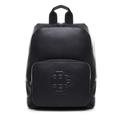 Logo Embossed Zipped Backpack