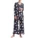 Lia Floral Maternity/nursing Pajamas