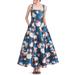 Audrey Floral A-line Gown