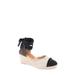 Elle Cap Toe Ankle Tie Espadrille