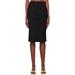 Black Les Sculptures 'la Jupe Midi Bari' Midi Skirt