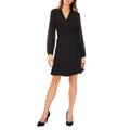 Halogen(r) Long Sleeve Faux Wrap Shirtdress