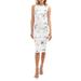 Alex Floral Sequin Cocktail Sheath Dress