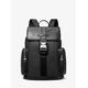 Hudson Signature Logo And Leather Cargo Backpack