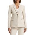 Bistre Sculpt One-button Blazer