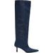 Blue Slouch Boots