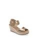 Fama Platform Wedge Sandal