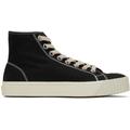 Black Tabi High-top Sneakers