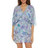 Mystique Paisley Woven Wrap Cover-up Tunic