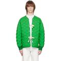 Green Quilted Down Jacket