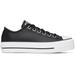 Black Chuck Taylor All Star Platform Leather Sneakers