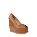 Milluh Peep Toe Platform Wedge Sandal