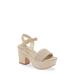 Liona Raffia Platform Sandal