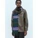 Contrast Check Cashmere Scarf