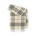 Giant Check Washed Cashmere Scarf
