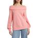 Cotton Off The Shoulder Sweatshirt