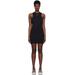 Black Sleek Rowing Minidress