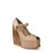 Philipah Peep Toe Platform Wedge Sandal