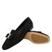 Black Suede Laufer Vara Bow Loafers